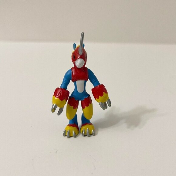 2000 Bandai Digimon Mini Figure Fladramon Flamedramon 2 Inch Digital Monsters - Picture 11 of 11